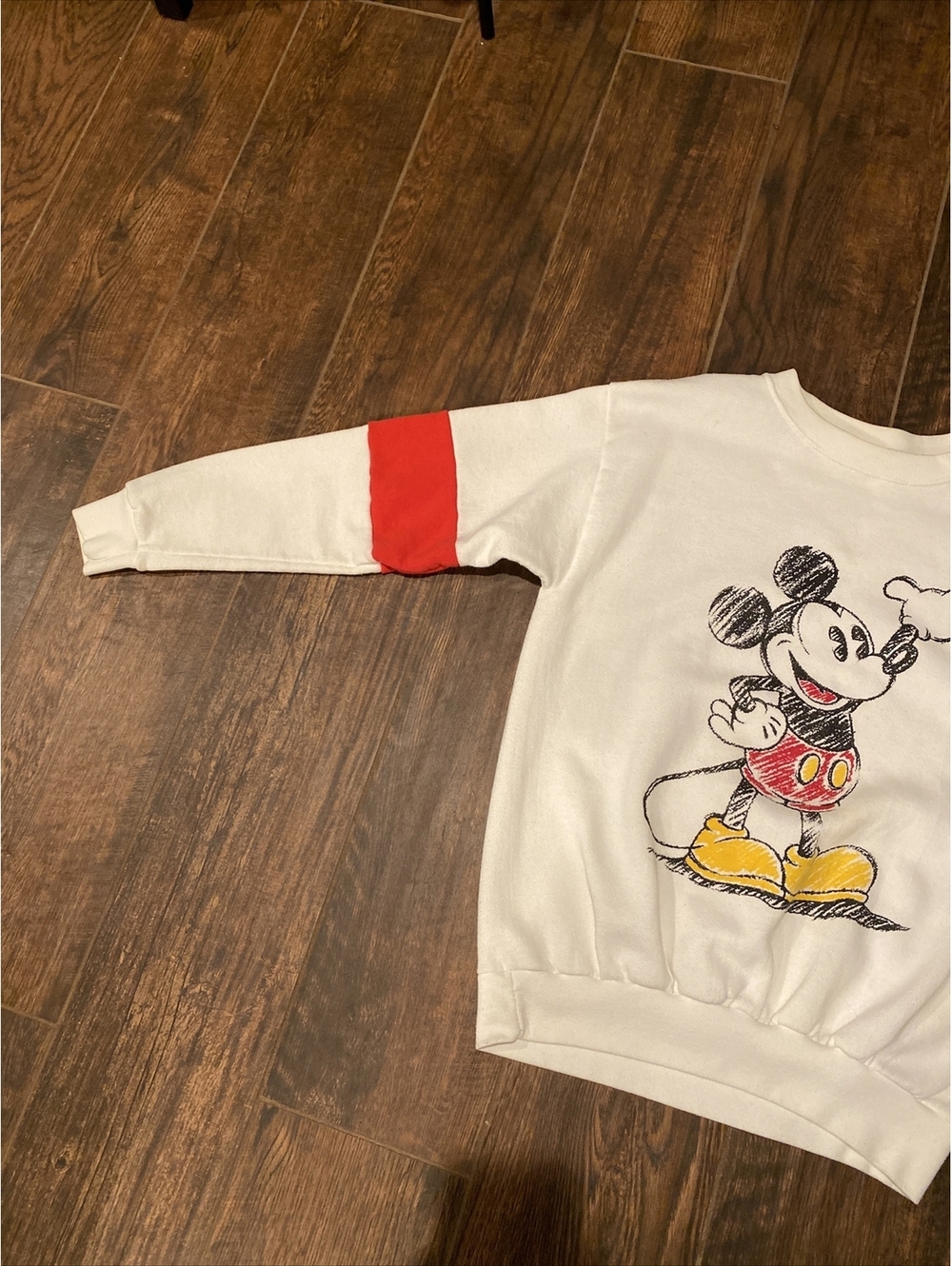 Vtg 80s Disney Character Fashions L Mickey Mouse Rare Vintage Crewneck Sweater - Picture 3 of 10